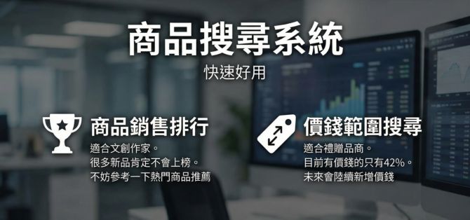 商品搜尋系統示意圖